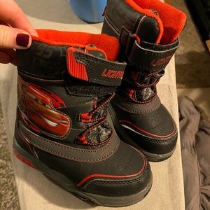 Lighting McQueen.snow boots size 9